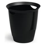 Corbeille à papier, 2 poignées de transport TREND 16 litres DURABLE - Corbeille à papier DURABLE TREND 16 litres noire, vue d'ensemble