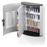 Armoire à clés murale à code, 48 clés KEY BOX CODE 48 DURABLE - Armoire à clés murale à code DURABLE KEY BOX CODE 48, porte grande ouverte