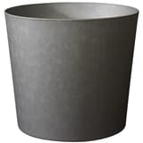 Pot de fleurs conique, aspect calcaire ELEMENT conique Ø 25 cm anthracite POÉTIC - Pot de fleurs conique Poétic ELEMENT conique Ø 25 cm anthracite, vue d'ensemble