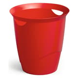 Corbeille à papier, 2 poignées de transport TREND 16 litres DURABLE - Corbeille à papier DURABLE TREND 16 litres rouge, vue d'ensemble