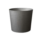 Pot de fleurs conique, aspect calcaire ELEMENT conique Ø 50 cm anthracite POÉTIC - Pot de fleurs conique Poétic ELEMENT conique Ø 50 cm anthracite, vue d'ensemble