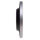 Horloge murale radio-pilotée, Ø 30 cm step 30 radio argent MAUL - Horloge murale radio-pilotée MAUL step 30 radio argent, profil
