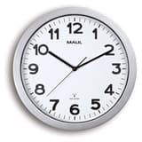 Horloge murale radio-pilotée, Ø 35 cm step 35 argent MAUL - Horloge murale radio-pilotée MAUL step 35 argent, vue d'ensemble
