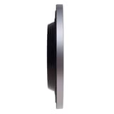 Horloge murale radio-pilotée, Ø 35 cm step 35 argent MAUL - Horloge murale radio-pilotée MAUL step 35 argent, profil