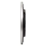 Grande horloge murale radio-pilotée, Ø 40 cm step 40 argent MAUL - Grande horloge murale radio-pilotée MAUL step 40 argent, profil