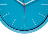 Horloge murale radio-pilotée, Ø 31 cm jump bleu clair MAUL - Horloge murale radio-pilotée MAUL jump bleu clair, détail du cadran