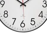Grande horloge murale radio-pilotée, Ø 47,7 cm climb noir MAUL - Grande horloge murale radio-pilotée MAUL climb noir, détail du cadran