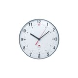 Horloge murale à quartz, Ø 25 cm HORCLAS noir ALBA - Horloge murale à quartz ALBA HORCLAS noir, vue d'ensemble