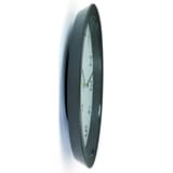 Grande horloge murale silencieuse, Ø 38 cm HORISSIMO noir ALBA - Grande horloge murale silencieuse ALBA HORISSIMO noir, profil