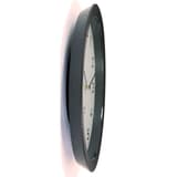 Grande horloge murale silencieuse, Ø 38 cm HORISSIMO noir ALBA - Grande horloge murale silencieuse ALBA HORISSIMO noir, profil