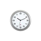 Horloge murale silencieuse, Ø 30 cm HORNEW gris métal ALBA - Horloge murale silencieuse ALBA HORNEW gris métal, vue d'ensemble