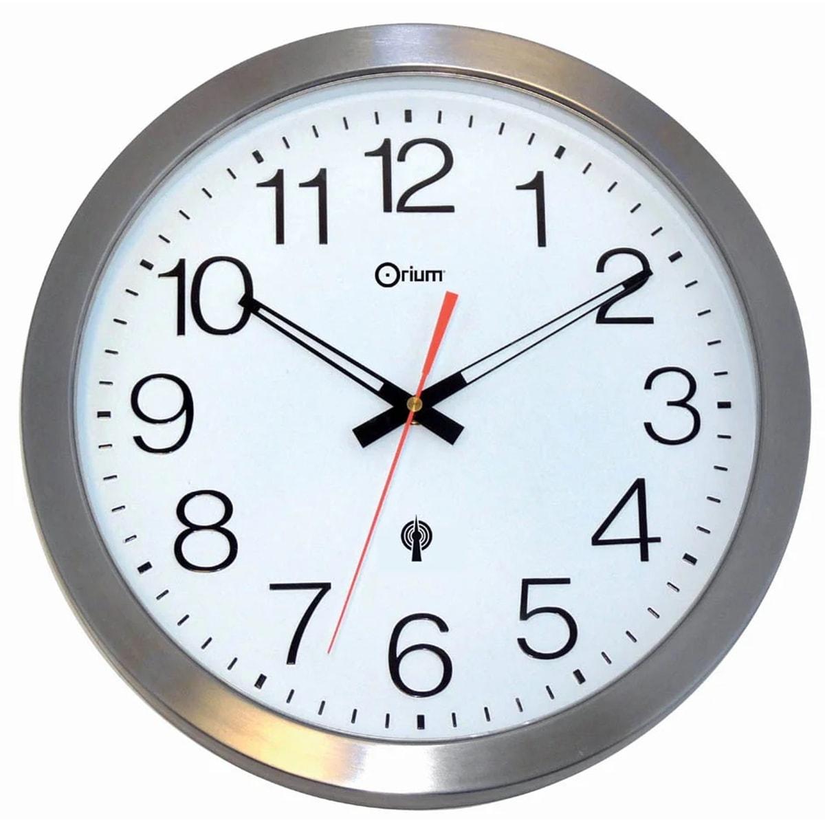 Horloge radio-pilotée étanche en inox CEP Orium étanche inox, vue d'ensemble