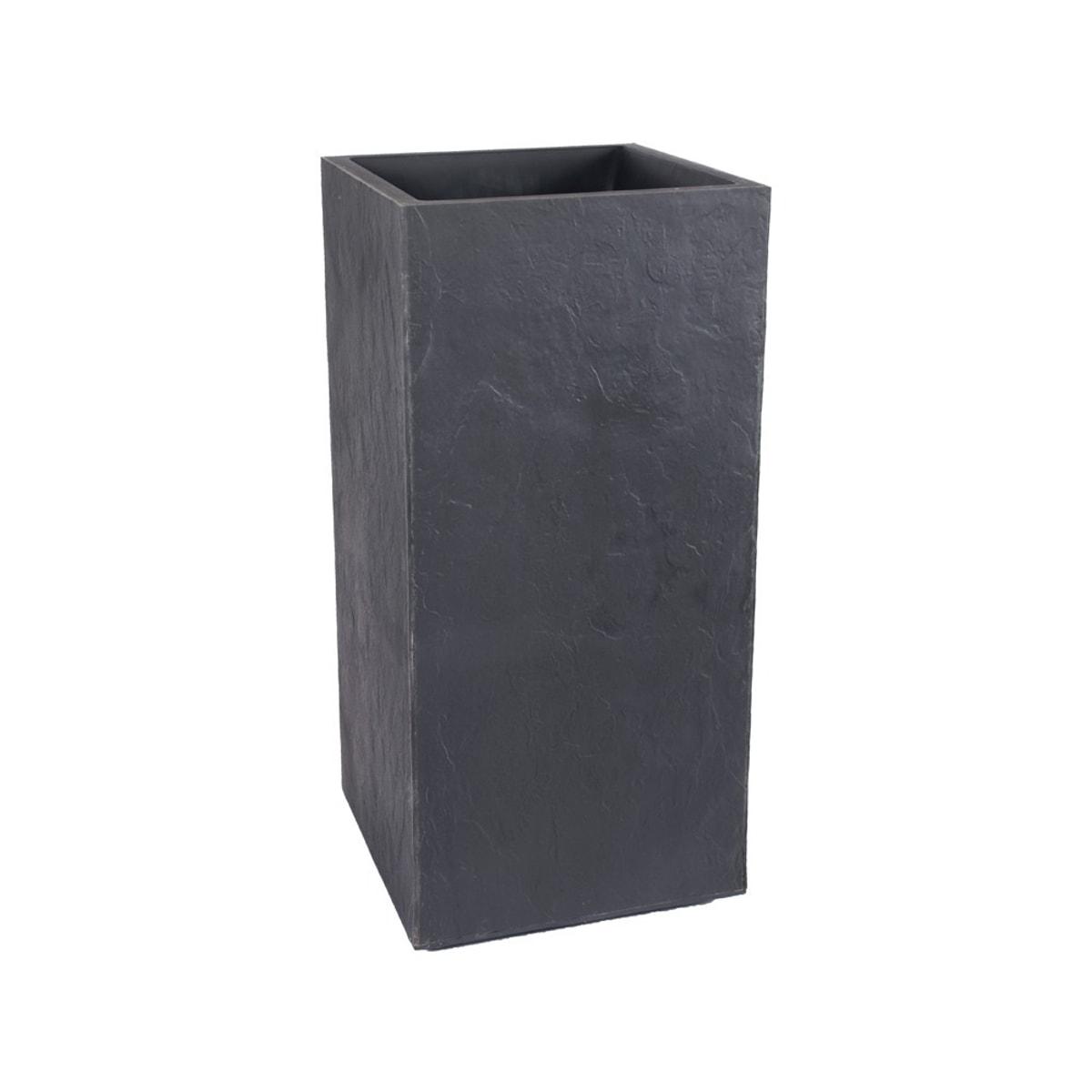 Colonne à plantes double paroi EDA VOLCANIA colonne 80 cm anthracite, vue d'ensemble
