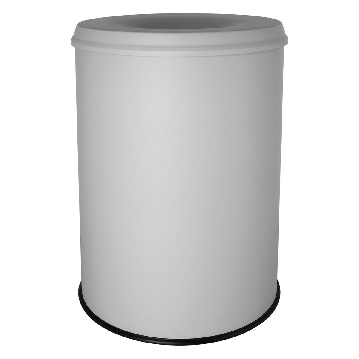 Corbeille anti-feu helit the guardian 15 litres grise, vue d'ensemble