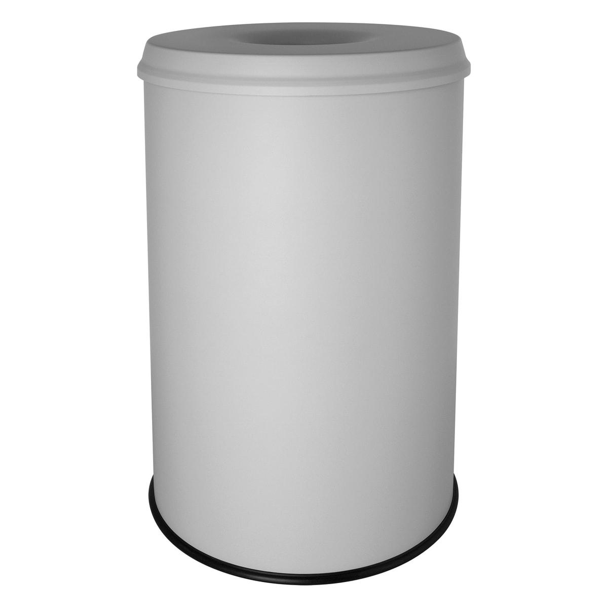 Corbeille anti-feu helit the guardian 30 litres grise, vue d'ensemble