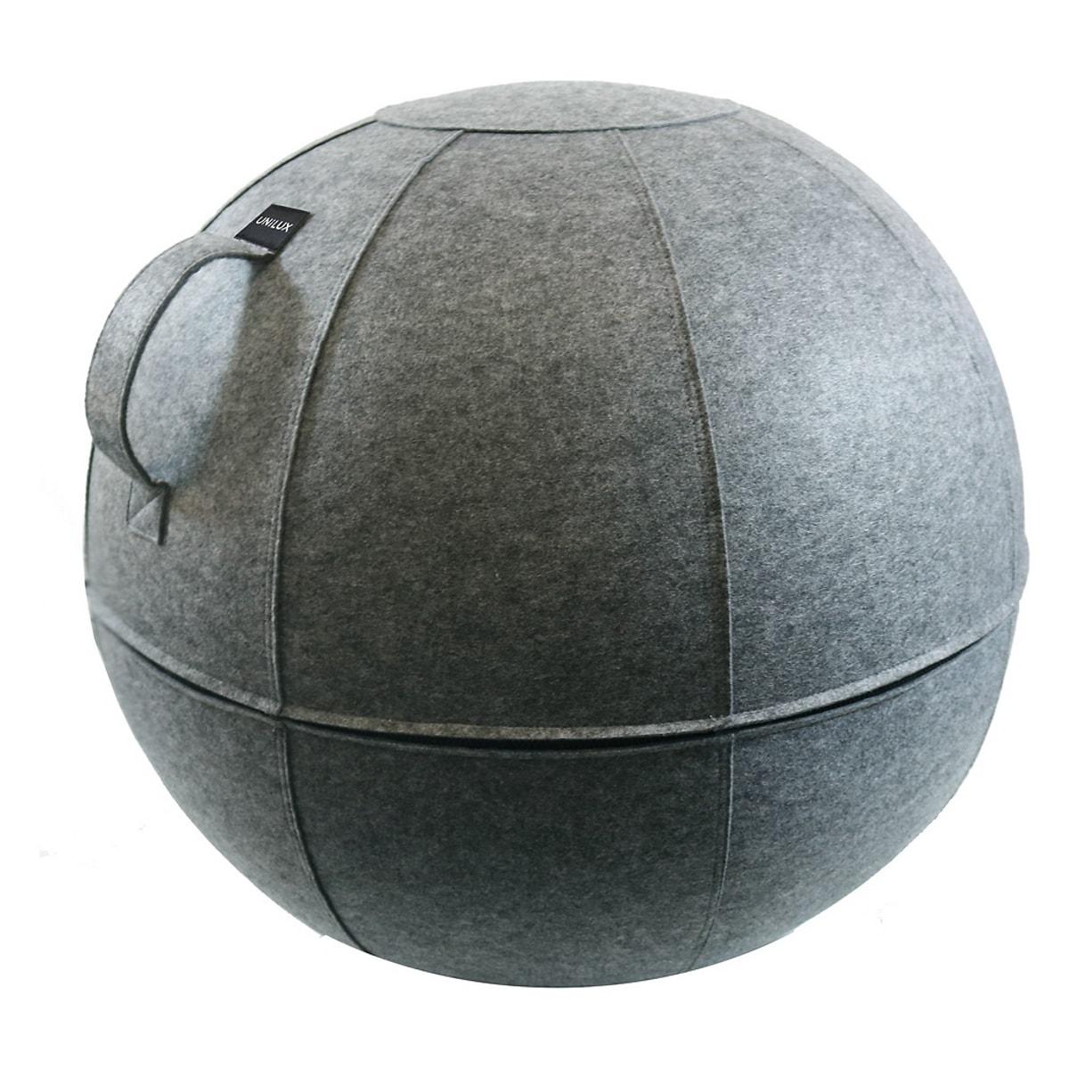 Ballon d'assise UNILUX ERGO SPHERE gris, vue d'ensemble