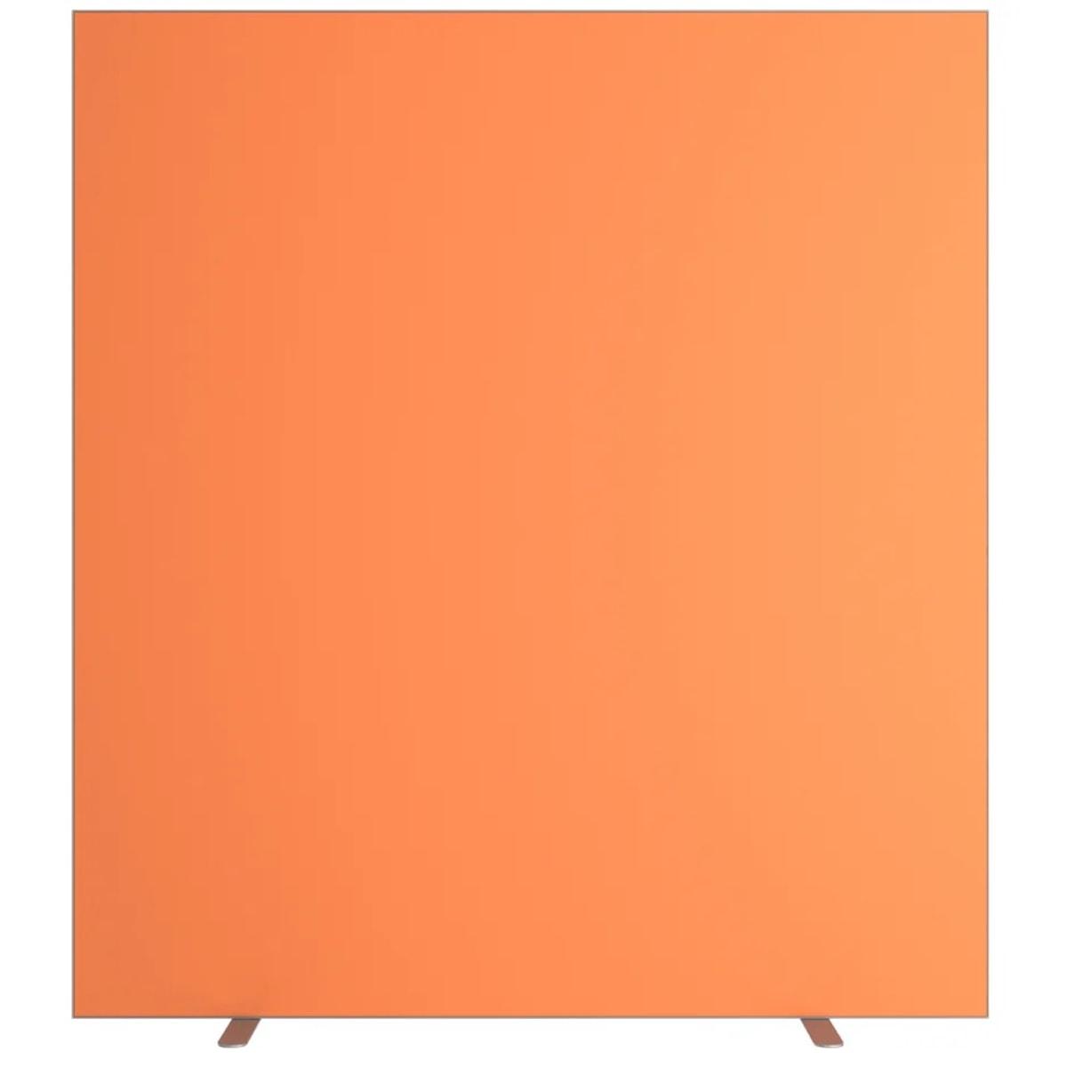 Cloison de séparation sur pieds PAPERFLOW easyScreen 1600 orange, vue d'ensemble