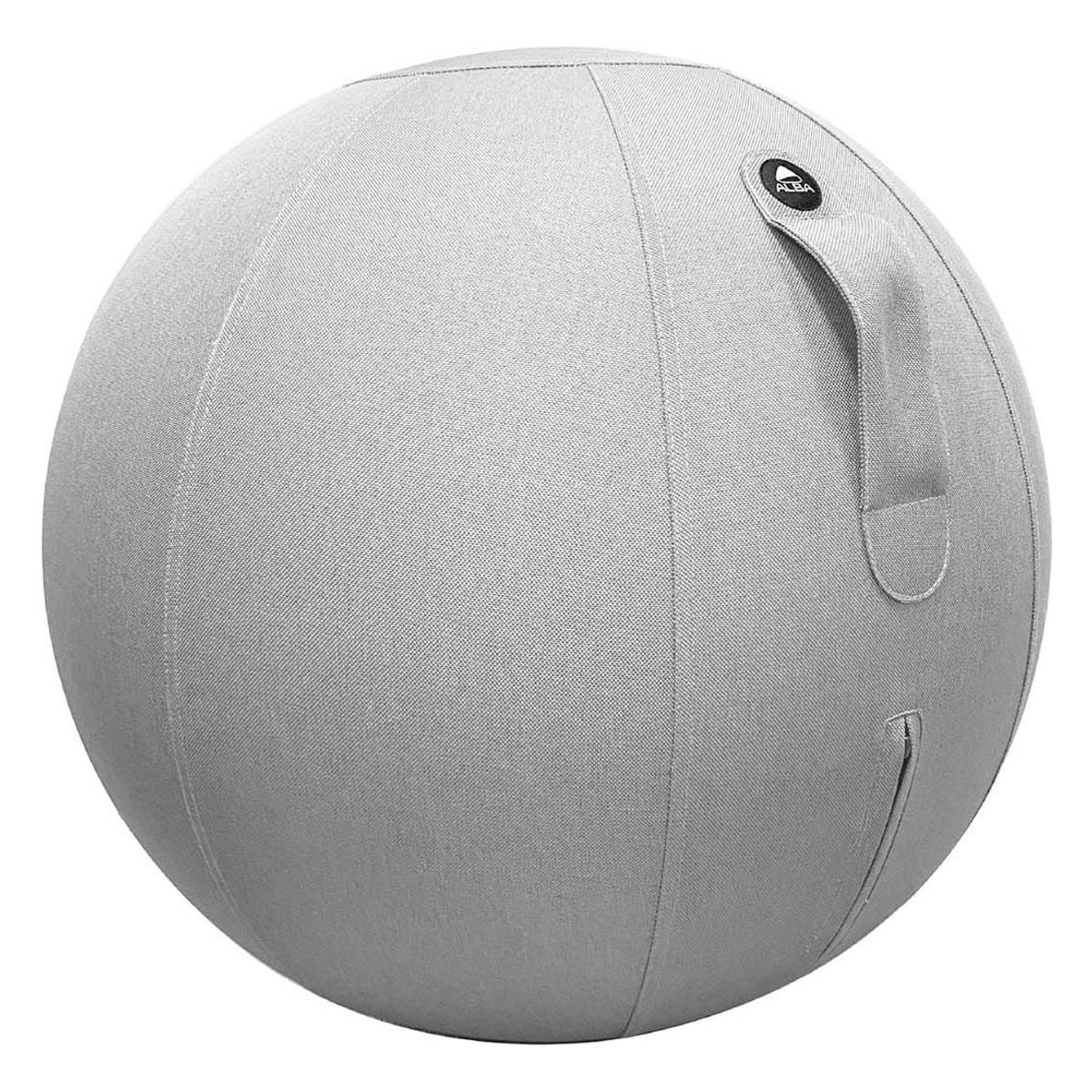 Ballon d'assise ALBA ERGOBALL gris clair, vue d'ensemble
