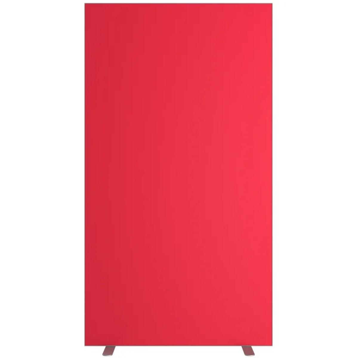 Cloison de séparation sur pieds PAPERFLOW easyScreen 940 rouge, vue d'ensemble