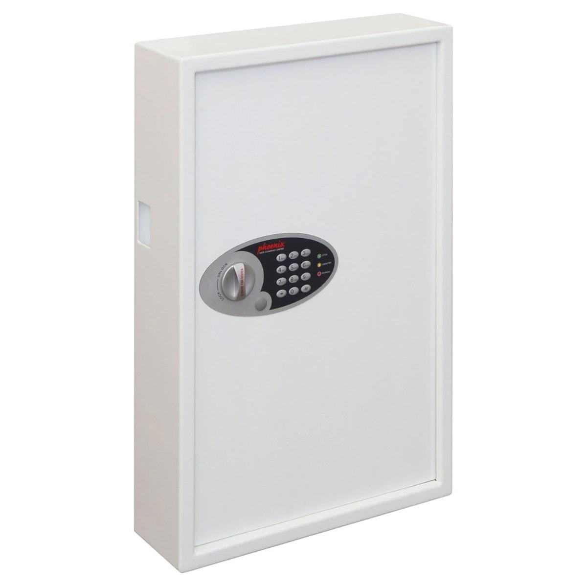 Armoire à clés sécurisée, 144 clés, trappe de dépôt CYGNUS KS0033E MKII PHOENIX - Armoire à clés sécurisée Phoenix CYGNUS KS0033E MKII, vue d'ensemble, porte fermée