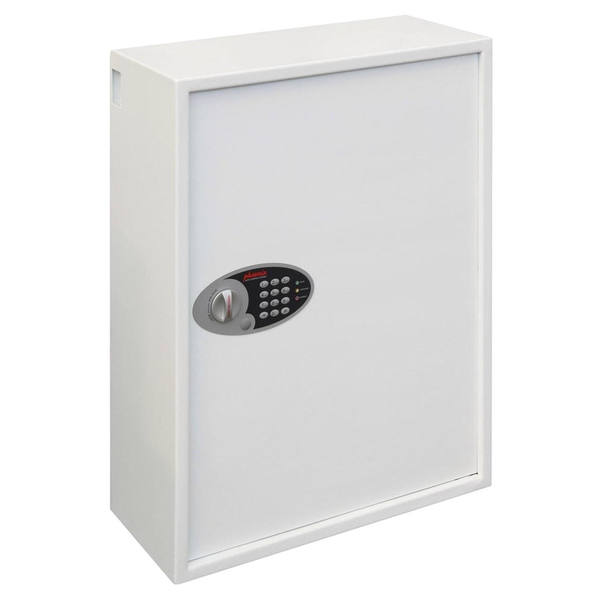 Armoire à clés sécurisée, 500 clés, trappe de dépôt CYGNUS KS0035E MKII PHOENIX - Armoire à clés sécurisée Phoenix CYGNUS KS0035E MKII, vue d'ensemble, porte fermée