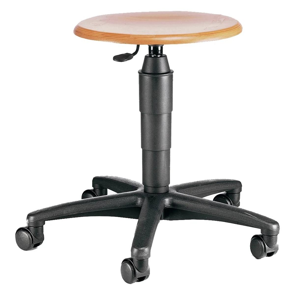 Tabouret pivotant Topstar TEC 60 bois, vue d'ensemble