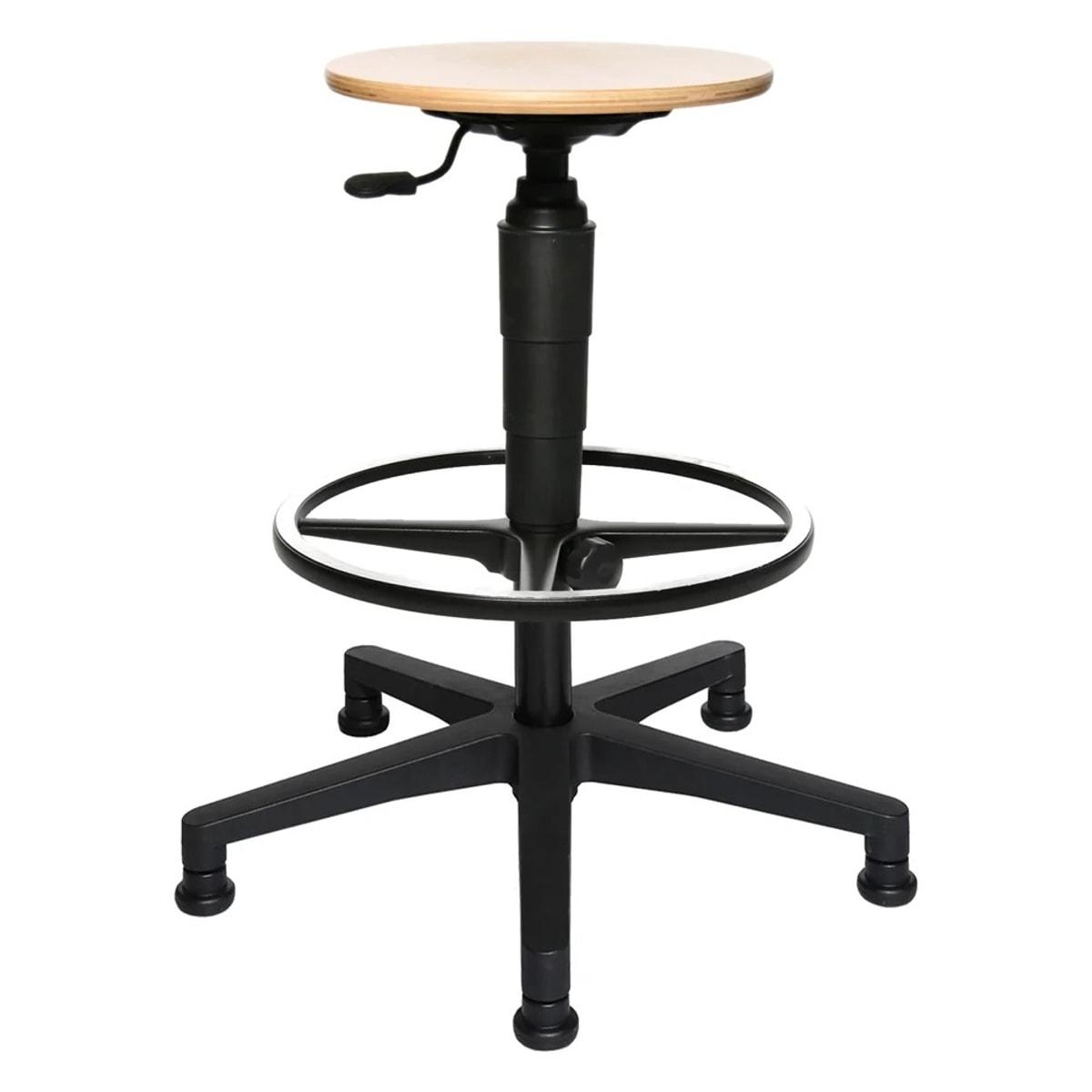 Tabouret haut pivotant Topstar TEC 60 Counter bois, vue d'ensemble