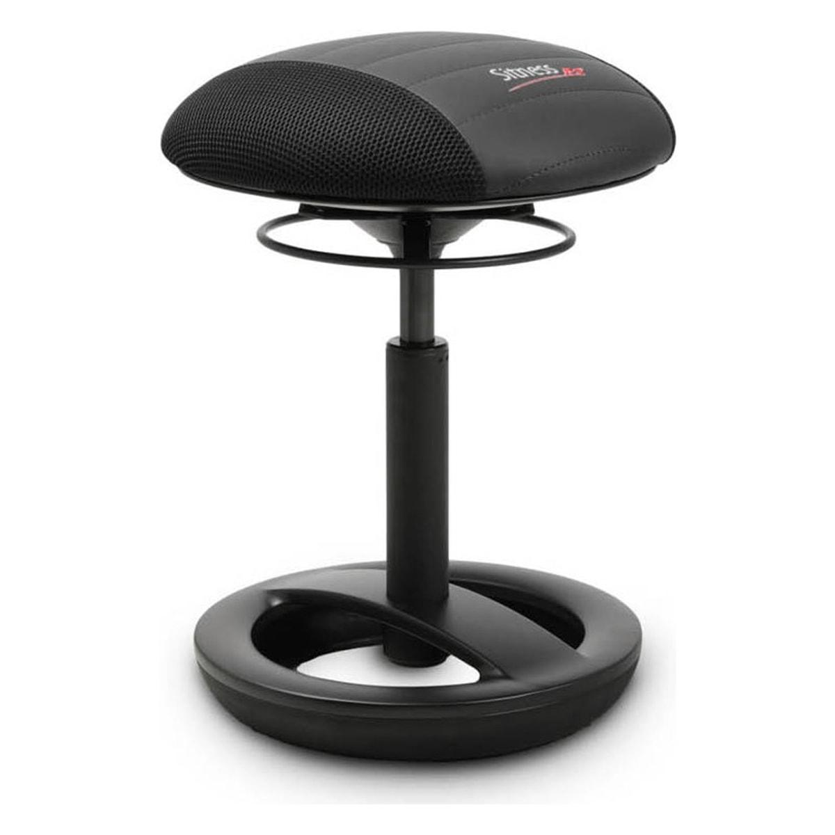 Tabouret actif gaming Topstar Sitness RS Bob noir / noir, vue d'ensemble