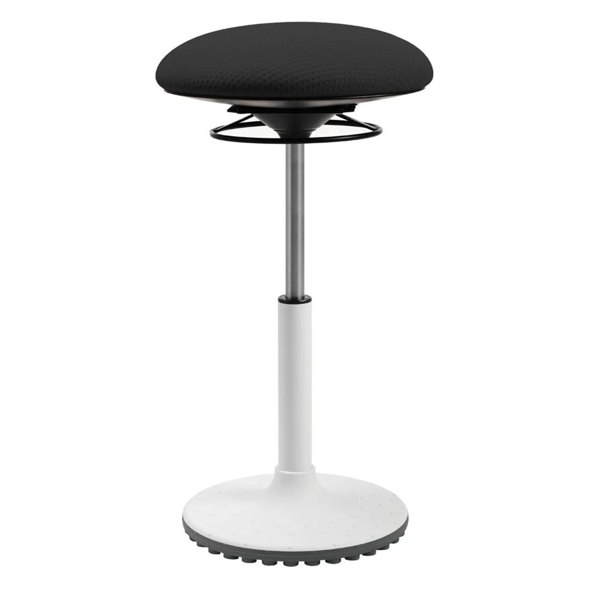 Tabouret actif Topstar BBT Coach blanc / noir, vue d'ensemble