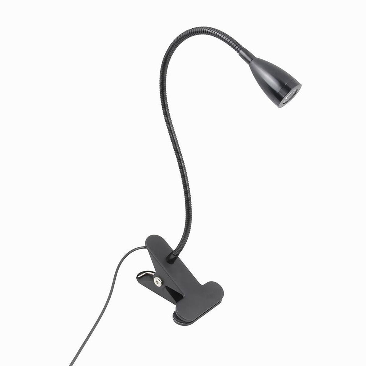 Lampe LED à pince UNILUX SNOKE noire