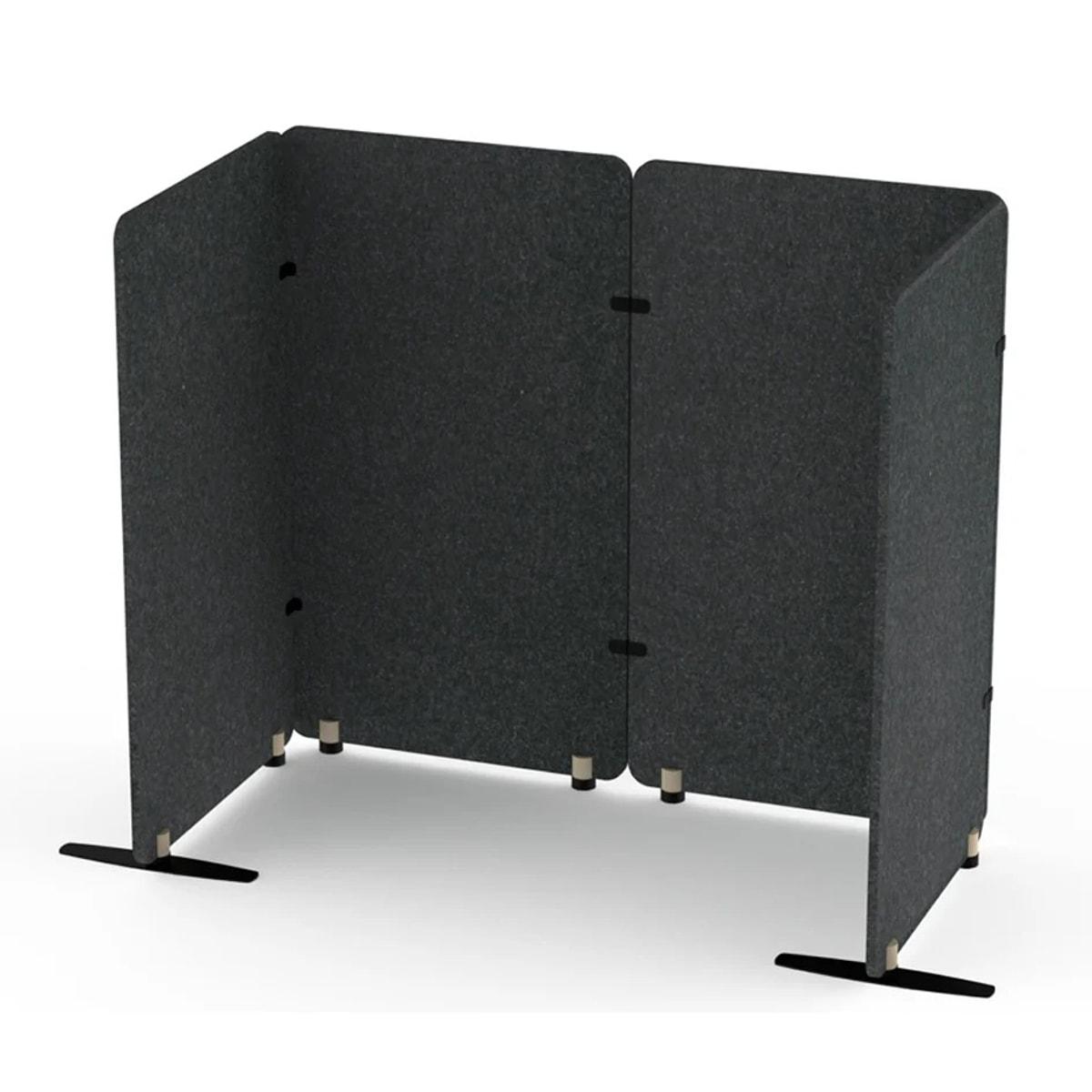 Panneau acoustique ARCHYI Modular Sculpo, exemple de composition sur grands pieds