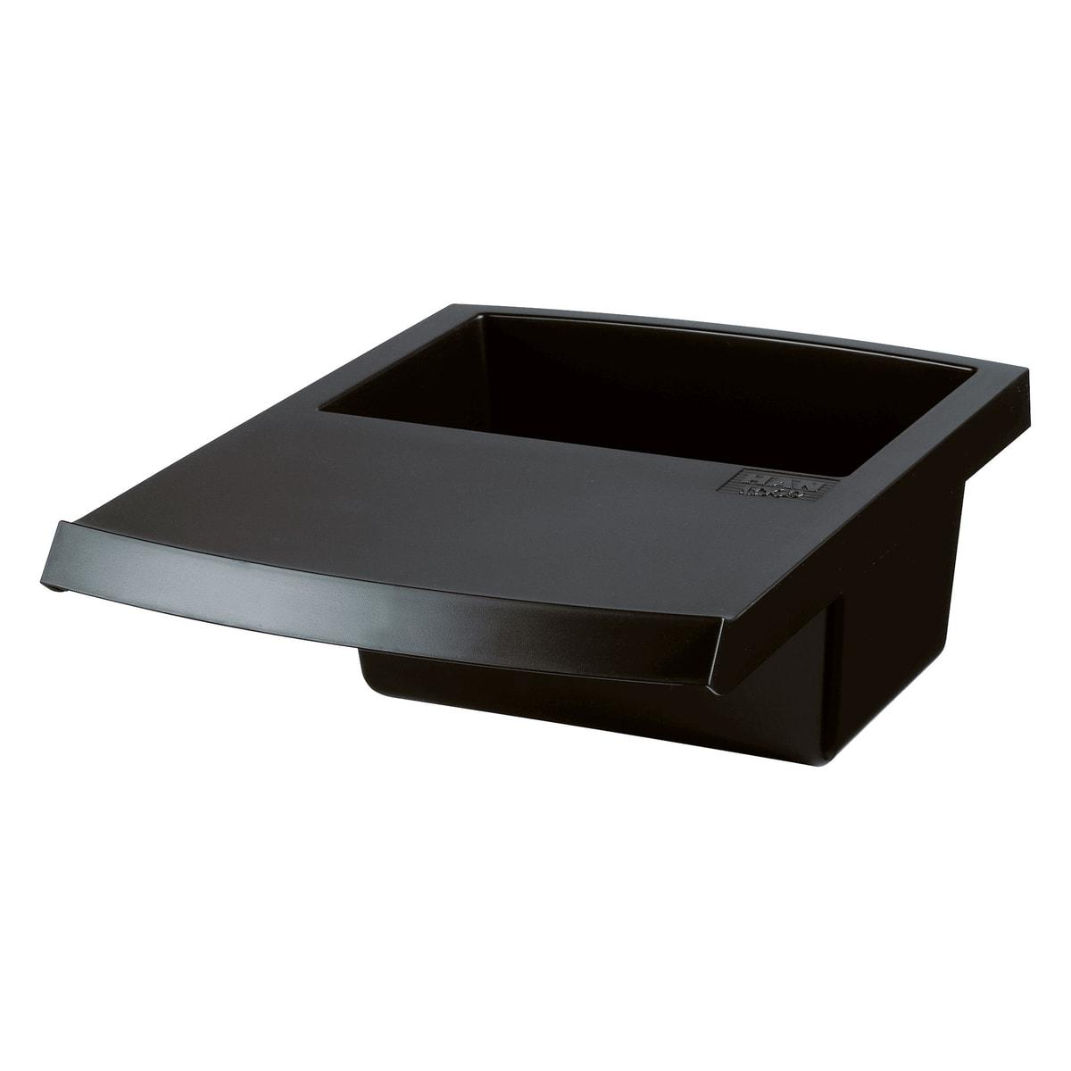 Couvercle, pour bac à papier LOGO-DRIVE couvercle avec bac 5 litres pour LOGO-DRIVE HAN - Couvercle HAN avec bac 5 litres pour LOGO-DRIVE, noir, vue d'ensemble
