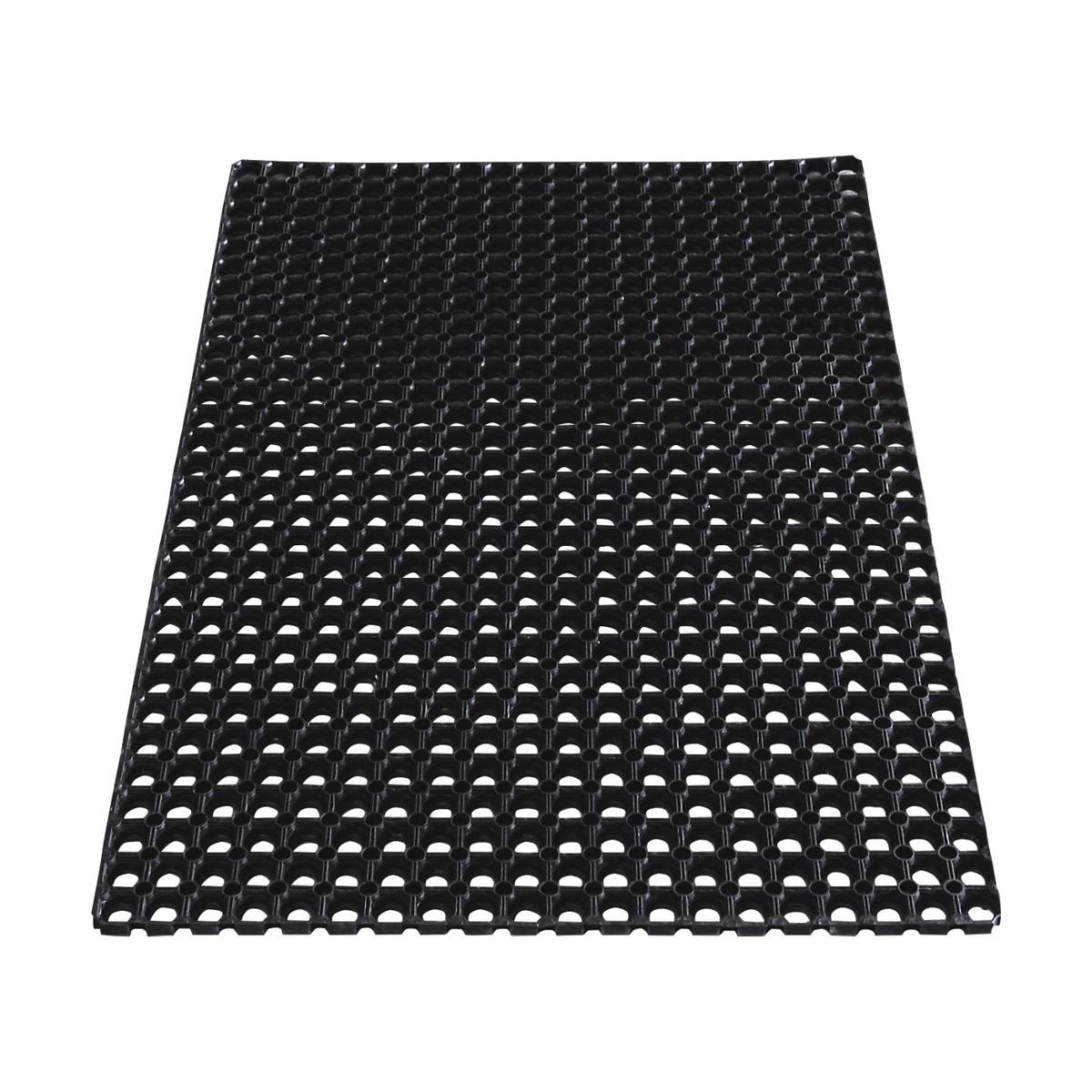 Tapis caillebotis miltex EAZYCARE SCRUB noir 80 × 120 cm, vue d'ensemble