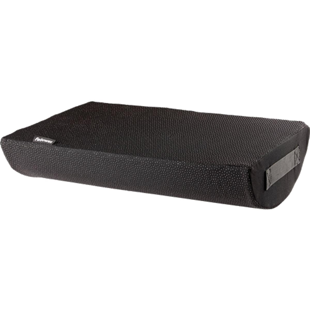 Coussin repose-pieds en mousse, à bascule Coussin Breyta FELLOWES - Coussin repose-pieds Fellowes Breyta, vue coussin position bascule