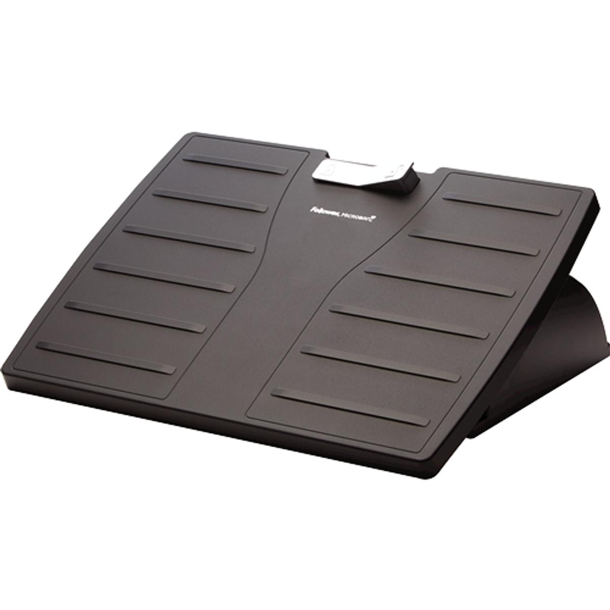 Repose-pieds réglable, protection antimicrobienne Office Suites Microban FELLOWES - Repose-pieds Fellowes Office Suites Microban, vue de trois quarts