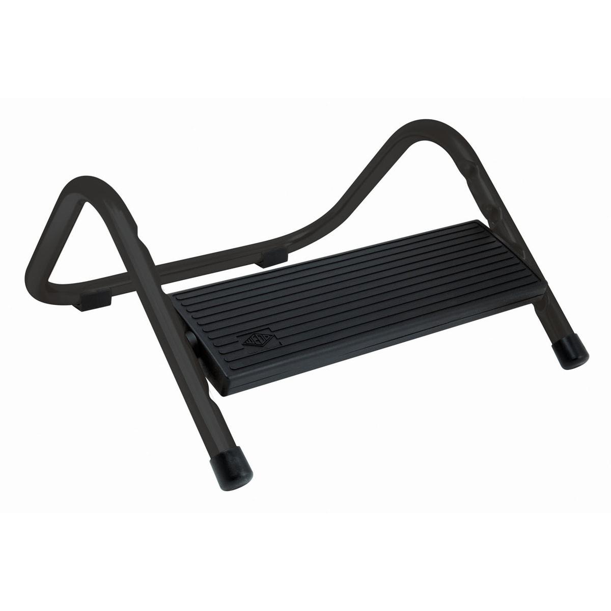 Repose-pieds compact, tube d'acier, 4 hauteurs Trittboy WEDO - Repose-pieds WEDO Trittboy noir, vue d'ensemble