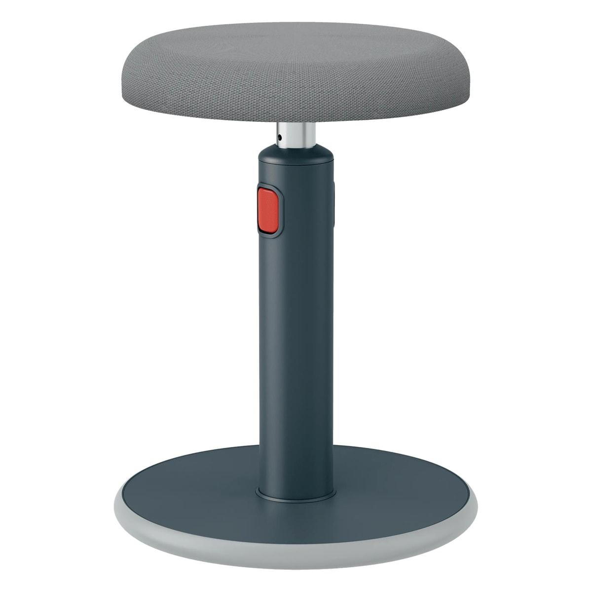 Tabouret assis-debout LEITZ Ergo Cosy assis-debout 2 en 1 gris, vue d'ensemble