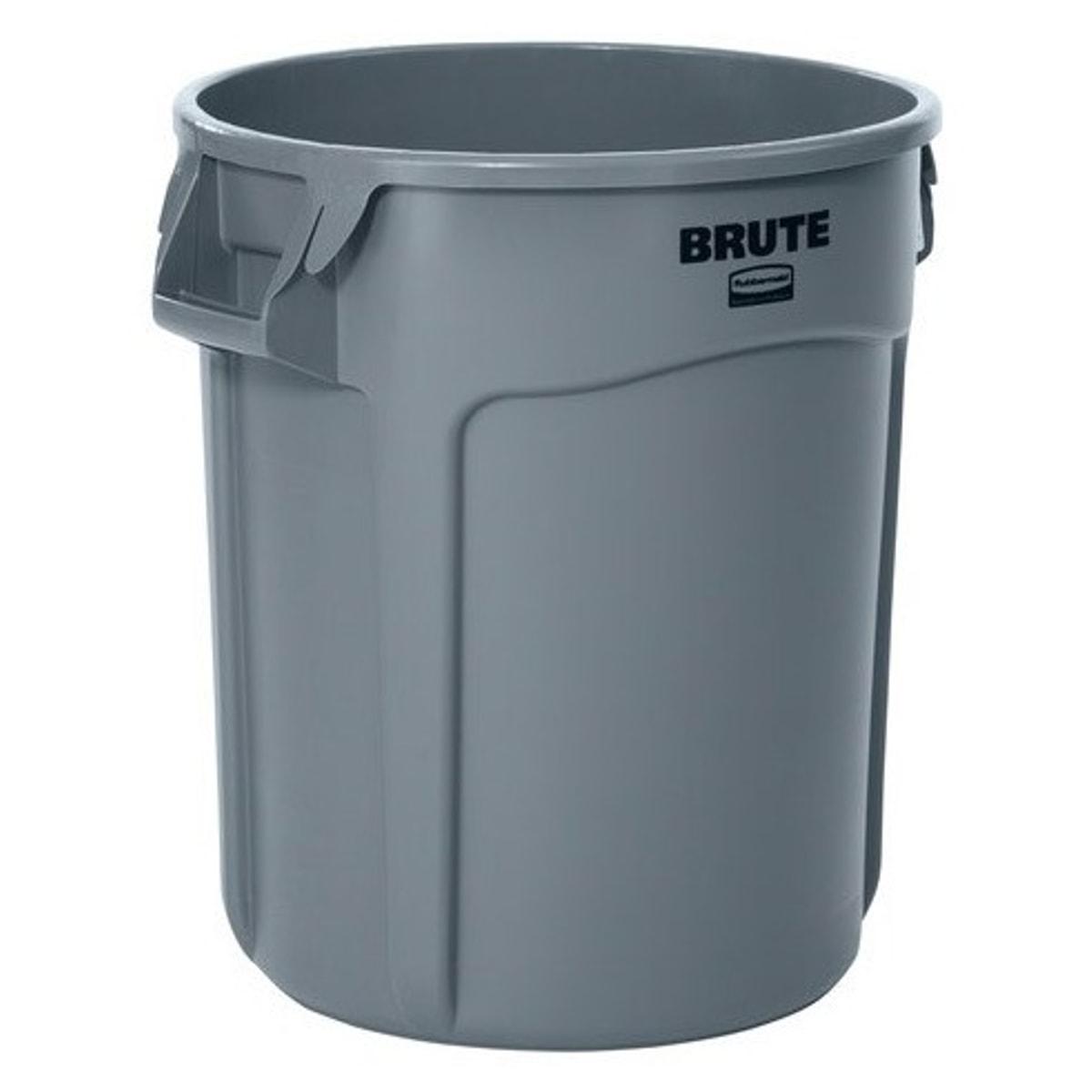 Collecteur de déchets rond ventilé, 37,9 à 208,2 litres BRUTE ventilé RUBBERMAID - Collecteur Rubbermaid BRUTE ventilé 75,7 litres gris, vue d'ensemble