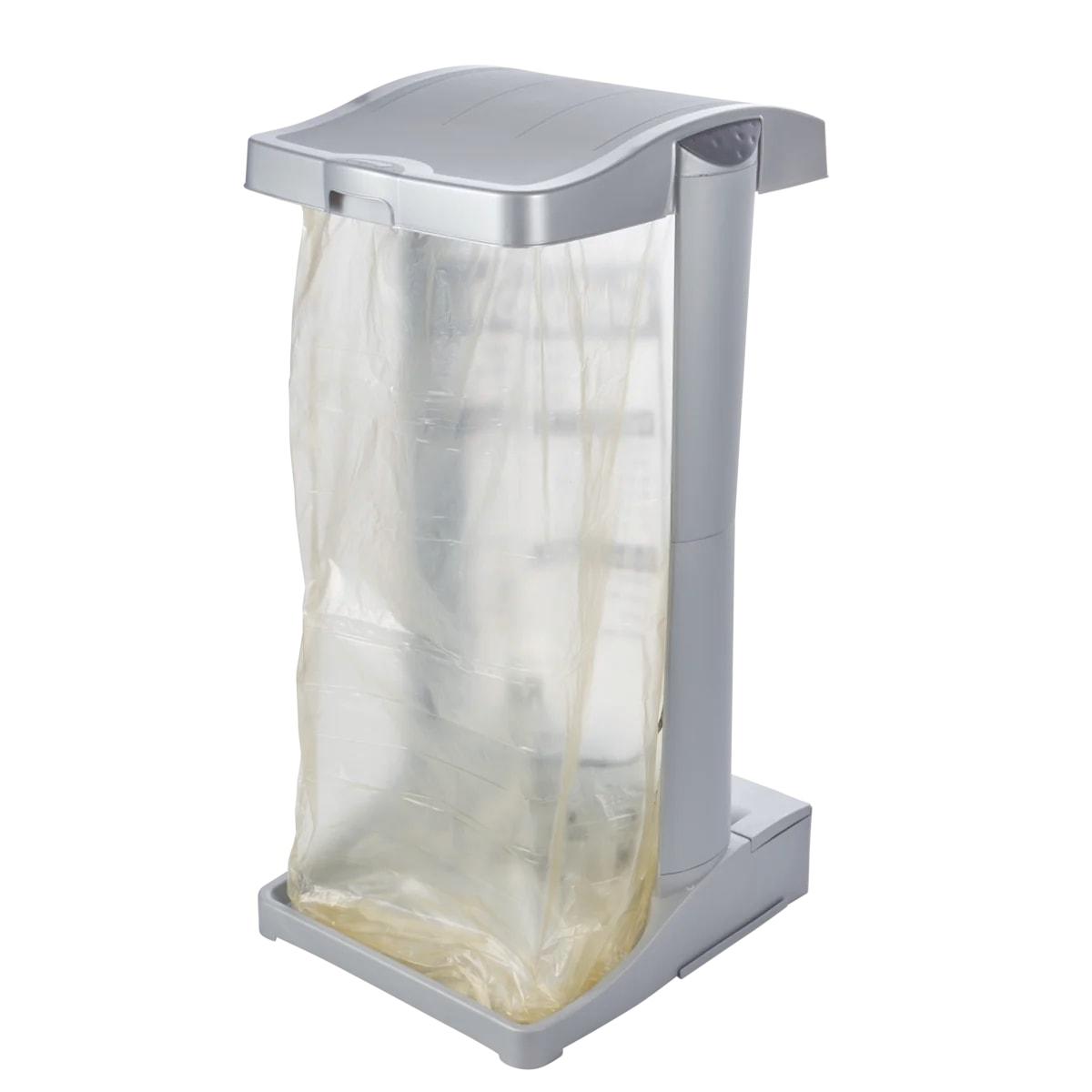 Support de sac poubelle, 60 à 120 litres ole KEEEPER - Support de sac poubelle keeeper ole avec un sac