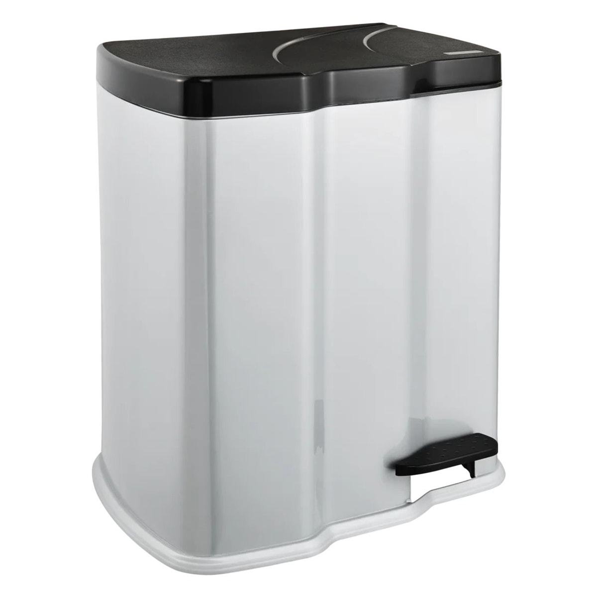 Poubelle à pédale de tri, 7 + 15 litres gunnar KEEEPER - Poubelle à pédale de tri keeeper gunnar, vue d'ensemble