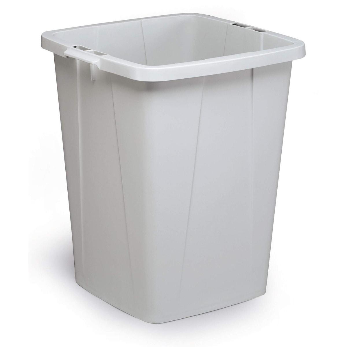 Poubelle DURABLE DURABIN 90 litres gris, vue d'ensemble