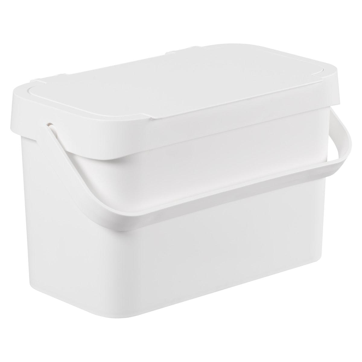 Poubelle à biodéchets SmartStore Collect 5 litres blanche