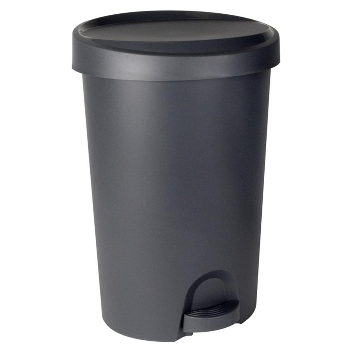 Poubelle à pédale EDA Stepy 45 litres anthracite