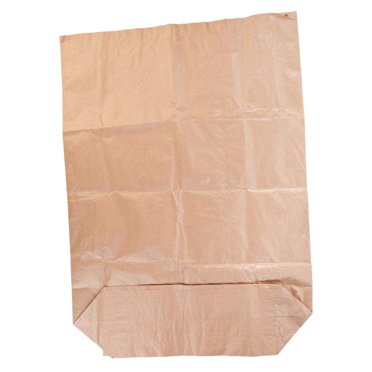 Sacs en papier, vendus par 100, sacs à déchets en papier NATURE Star 120 litres