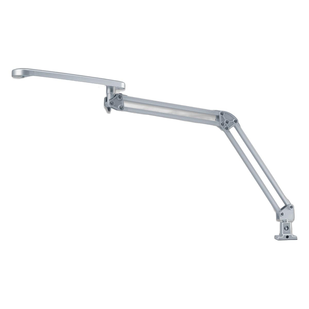 Lampe de bureau LED à pince Hansa 4 Stars argent, bras articulé