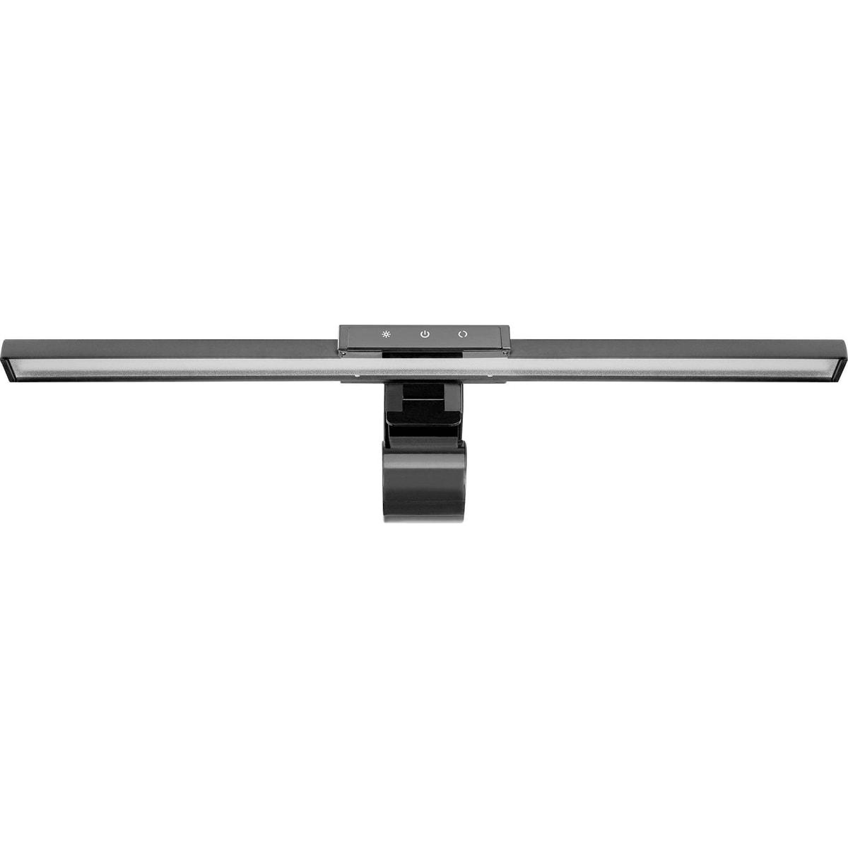 USB, 5 teintes de blanc Lampe d'écran LED à pince DIGITUS - Lampe d'écran LED DIGITUS DA-90415 noire