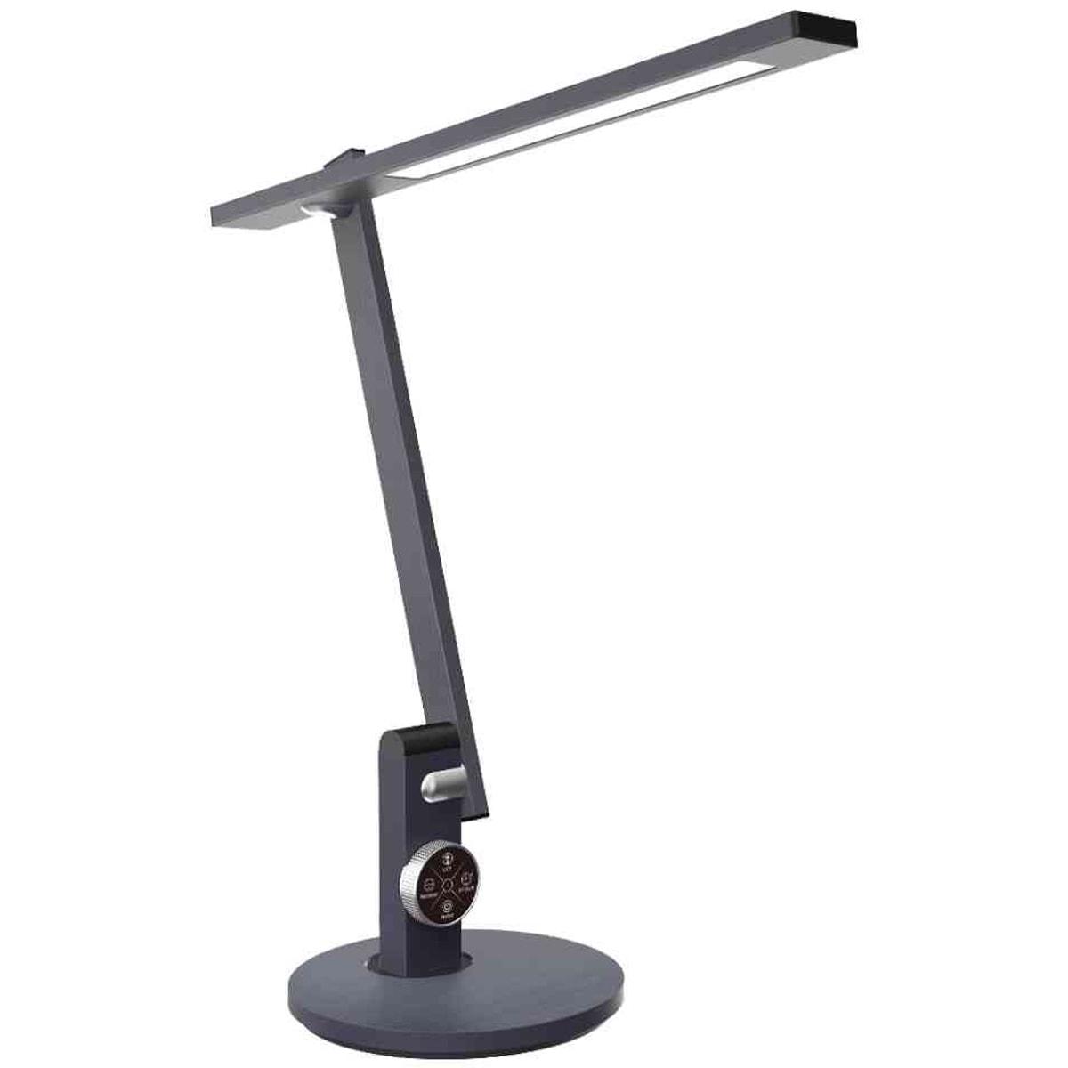 Lampe de bureau LED PAPERFLOW BENTO gris métal