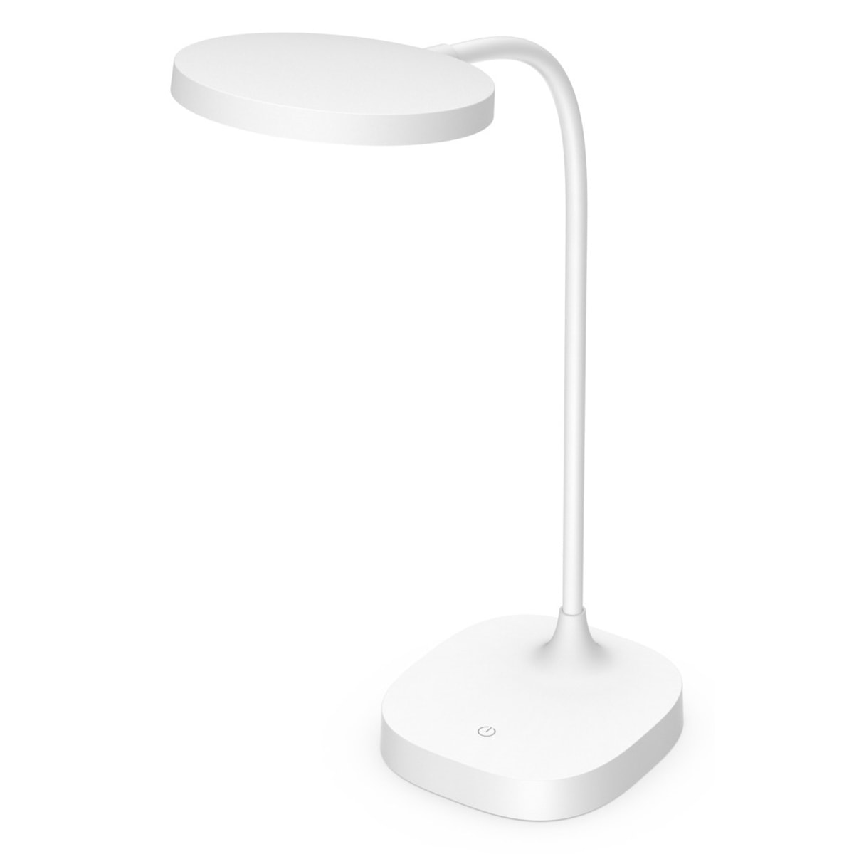 Lampe de bureau LED PAPERFLOW BOB blanche, col flexible