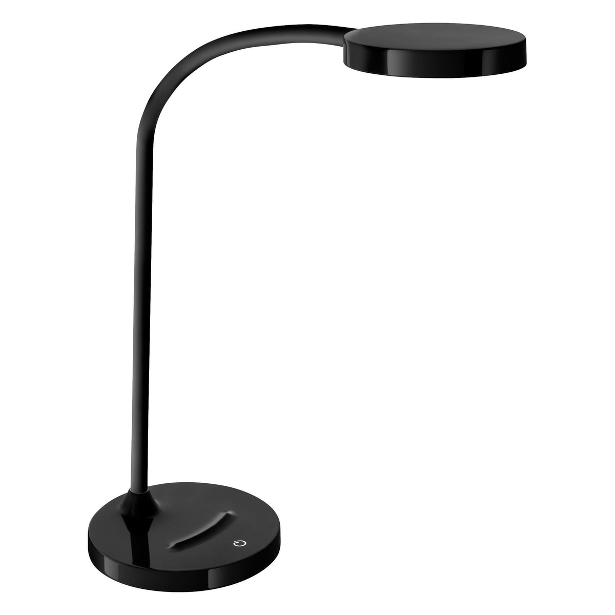 Lampe de bureau LED CEP Flex noire, col flexible