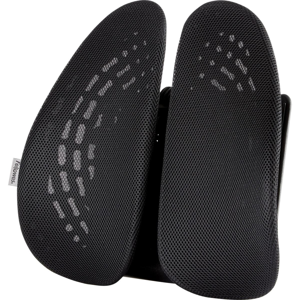 2 parties mobiles, réglable en hauteur, noir Support dorsal Back Angel FELLOWES - Support dorsal Fellowes Back Angel noir, deux parties mobiles